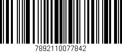 Código de barras (EAN, GTIN, SKU, ISBN): '7892110077842'