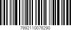 Código de barras (EAN, GTIN, SKU, ISBN): '7892110078290'