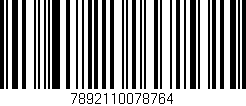 Código de barras (EAN, GTIN, SKU, ISBN): '7892110078764'