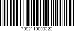 Código de barras (EAN, GTIN, SKU, ISBN): '7892110080323'
