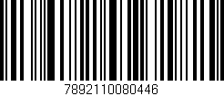 Código de barras (EAN, GTIN, SKU, ISBN): '7892110080446'
