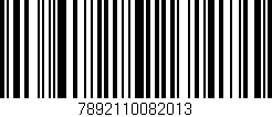 Código de barras (EAN, GTIN, SKU, ISBN): '7892110082013'