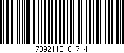 Código de barras (EAN, GTIN, SKU, ISBN): '7892110101714'