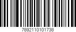 Código de barras (EAN, GTIN, SKU, ISBN): '7892110101738'