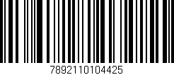 Código de barras (EAN, GTIN, SKU, ISBN): '7892110104425'