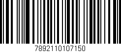 Código de barras (EAN, GTIN, SKU, ISBN): '7892110107150'