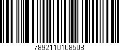 Código de barras (EAN, GTIN, SKU, ISBN): '7892110108508'