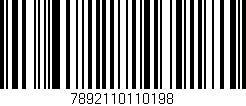 Código de barras (EAN, GTIN, SKU, ISBN): '7892110110198'