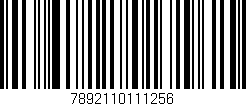 Código de barras (EAN, GTIN, SKU, ISBN): '7892110111256'