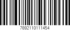 Código de barras (EAN, GTIN, SKU, ISBN): '7892110111454'