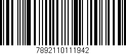 Código de barras (EAN, GTIN, SKU, ISBN): '7892110111942'