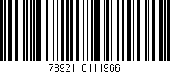 Código de barras (EAN, GTIN, SKU, ISBN): '7892110111966'