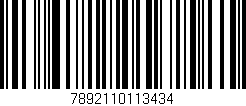 Código de barras (EAN, GTIN, SKU, ISBN): '7892110113434'
