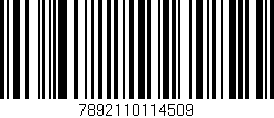 Código de barras (EAN, GTIN, SKU, ISBN): '7892110114509'