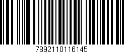 Código de barras (EAN, GTIN, SKU, ISBN): '7892110116145'