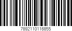Código de barras (EAN, GTIN, SKU, ISBN): '7892110116855'