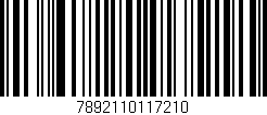 Código de barras (EAN, GTIN, SKU, ISBN): '7892110117210'
