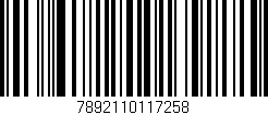 Código de barras (EAN, GTIN, SKU, ISBN): '7892110117258'