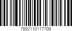 Código de barras (EAN, GTIN, SKU, ISBN): '7892110117708'