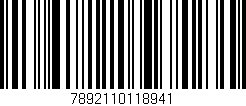 Código de barras (EAN, GTIN, SKU, ISBN): '7892110118941'
