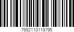 Código de barras (EAN, GTIN, SKU, ISBN): '7892110119795'