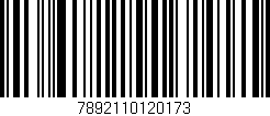 Código de barras (EAN, GTIN, SKU, ISBN): '7892110120173'