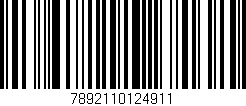 Código de barras (EAN, GTIN, SKU, ISBN): '7892110124911'