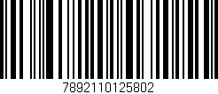 Código de barras (EAN, GTIN, SKU, ISBN): '7892110125802'