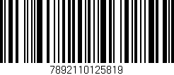 Código de barras (EAN, GTIN, SKU, ISBN): '7892110125819'