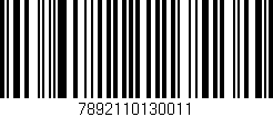 Código de barras (EAN, GTIN, SKU, ISBN): '7892110130011'