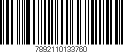Código de barras (EAN, GTIN, SKU, ISBN): '7892110133760'