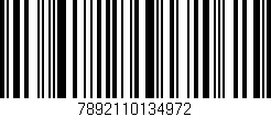 Código de barras (EAN, GTIN, SKU, ISBN): '7892110134972'