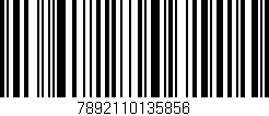 Código de barras (EAN, GTIN, SKU, ISBN): '7892110135856'