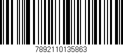 Código de barras (EAN, GTIN, SKU, ISBN): '7892110135863'