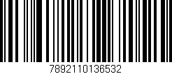 Código de barras (EAN, GTIN, SKU, ISBN): '7892110136532'