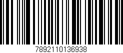 Código de barras (EAN, GTIN, SKU, ISBN): '7892110136938'