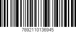Código de barras (EAN, GTIN, SKU, ISBN): '7892110136945'