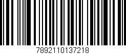 Código de barras (EAN, GTIN, SKU, ISBN): '7892110137218'