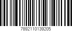 Código de barras (EAN, GTIN, SKU, ISBN): '7892110139205'