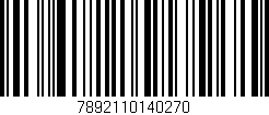 Código de barras (EAN, GTIN, SKU, ISBN): '7892110140270'
