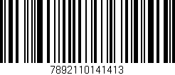 Código de barras (EAN, GTIN, SKU, ISBN): '7892110141413'
