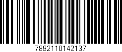 Código de barras (EAN, GTIN, SKU, ISBN): '7892110142137'
