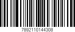 Código de barras (EAN, GTIN, SKU, ISBN): '7892110144308'