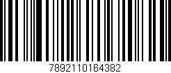 Código de barras (EAN, GTIN, SKU, ISBN): '7892110164382'