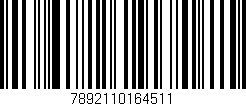 Código de barras (EAN, GTIN, SKU, ISBN): '7892110164511'