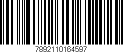Código de barras (EAN, GTIN, SKU, ISBN): '7892110164597'