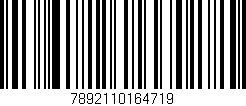 Código de barras (EAN, GTIN, SKU, ISBN): '7892110164719'