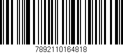 Código de barras (EAN, GTIN, SKU, ISBN): '7892110164818'