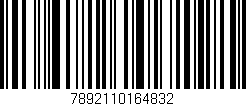 Código de barras (EAN, GTIN, SKU, ISBN): '7892110164832'