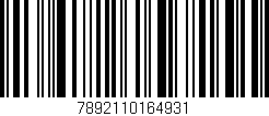 Código de barras (EAN, GTIN, SKU, ISBN): '7892110164931'